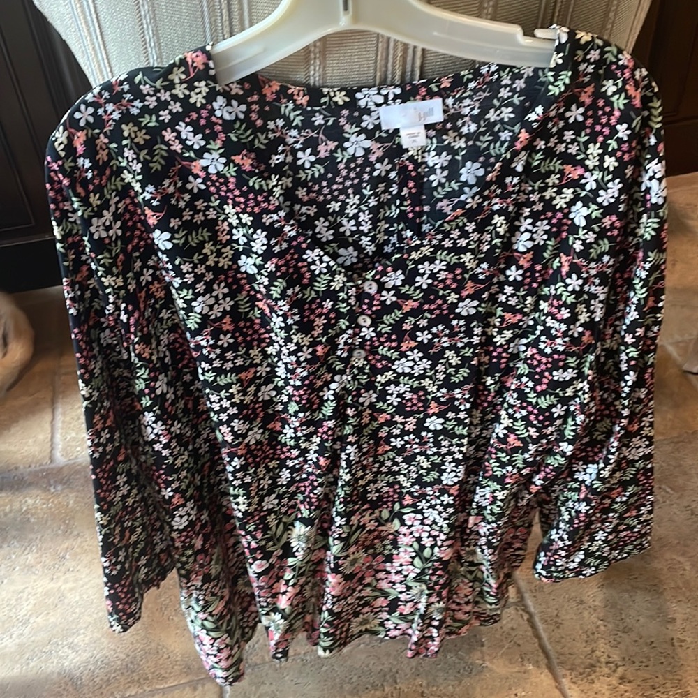 Multi colored tunic